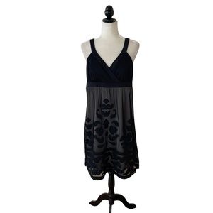 INC International Concept Black Lace Detail Dress